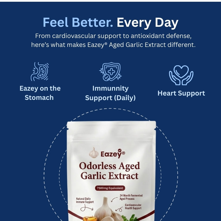 7500mg Odorless Aged Garlic Extract | High-Potency Softgels