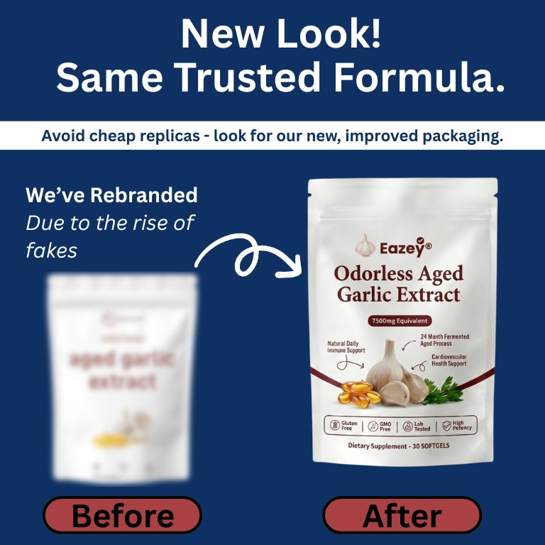 7500mg Odorless Aged Garlic Extract | High-Potency Softgels