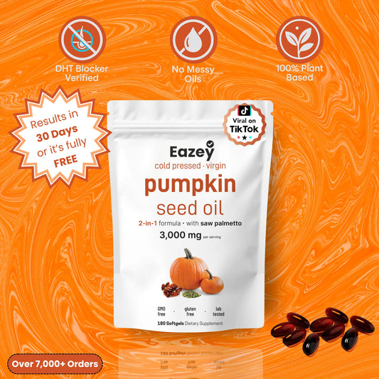 Premium Pumpkin Seed Oil Capsules Eazey Dreams