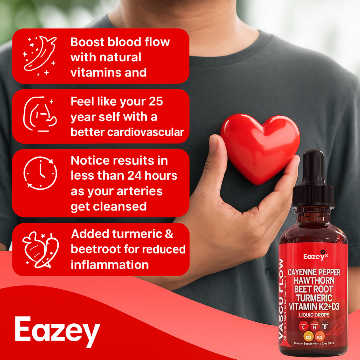 Eazey™ Cayenne Vascular Flow